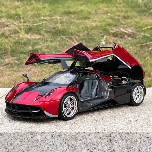 Lookrover Pagani Huayra Roadster 1:18 Metal Diecast Supercar Model Simulation Ornament Gift