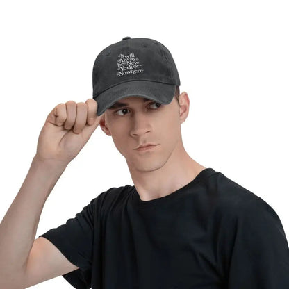 Lookrover Personalized New York Cotton Baseball Cap Adjustable Dad Hat Unisex Outdoor Autumn