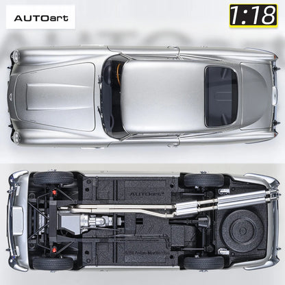 Lookrover Autoart 1:18 Aston Martin DB5 Birch Silver Full-Open Doors Diecast Sports Car Model
