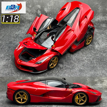 Lookrover BBR Models 1:18 Red Convertible Full-Drive Metal Car Model Holiday Gift Collection