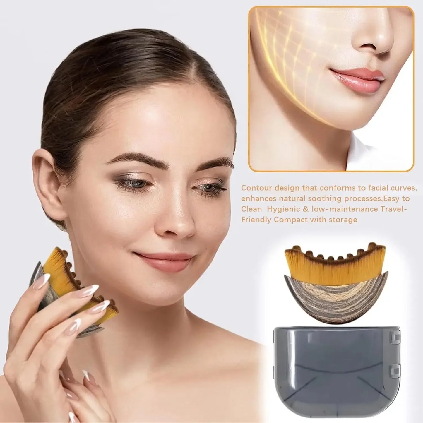 Lookrover Lymphatic Face Sculpting Brush Electric Facial Massager Lifting & Contouring