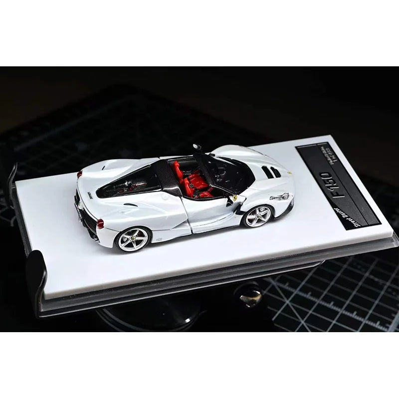 Lookrover Street Buster LaFerrari F150 1:64 Alloy Die-Cast Car Model Red with Extra Wheels