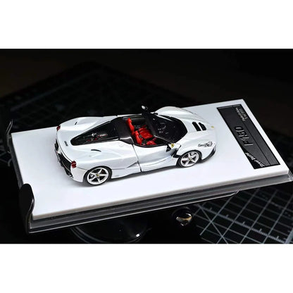 Lookrover Street Buster LaFerrari F150 1:64 Alloy Die-Cast Car Model Red with Extra Wheels