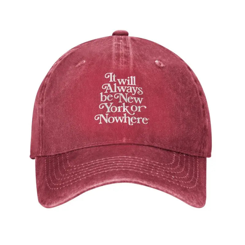 Lookrover Personalized New York Cotton Baseball Cap Adjustable Dad Hat Unisex Outdoor Autumn