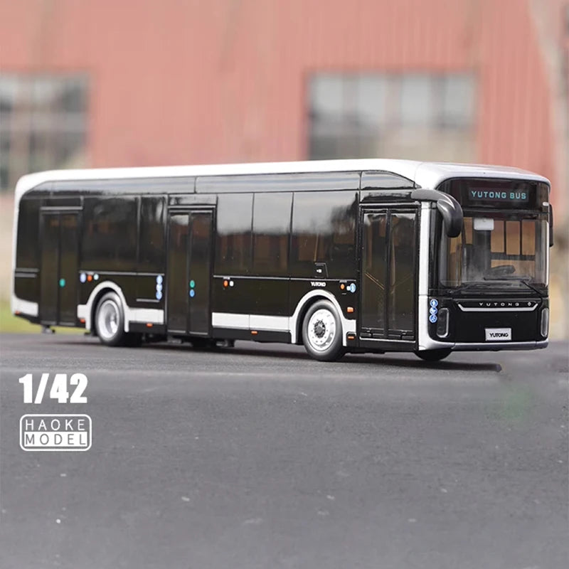 Lookrover Yutong U12 Pure Electric Bus 1:42 Alloy Model Static Display Collectible Souvenir Gift
