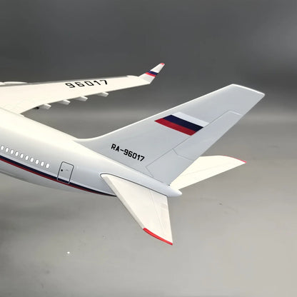 Lookrover Russian Il-96 Airplane Model Toy 46cm with Landing Gear Lights Display Gift