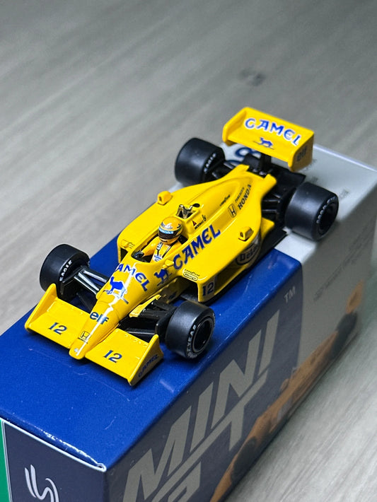 Lookrover MINI GT 1:64 Lotus 99T No.12 Alloy Diecast Model Car #1088 Collectible