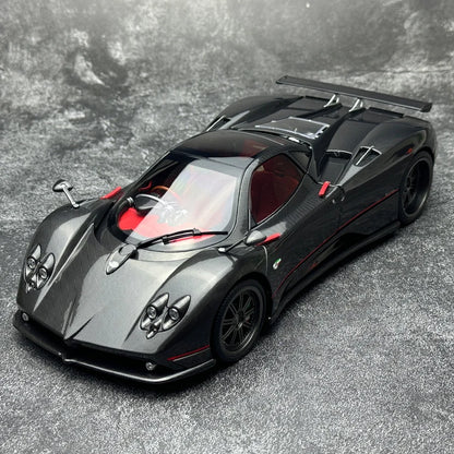 Almost Real AR 1/18 Pagani Zonda Cinque Coupe 2009  Bianco Benny  Metal model car  Give a friend a birthday present