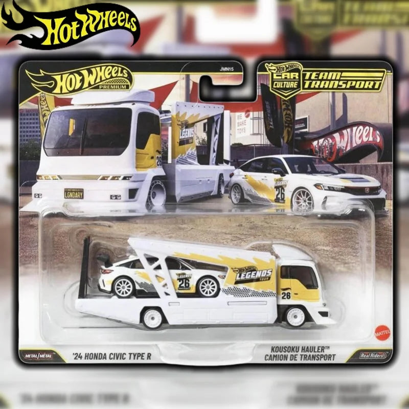 Lookrover Hot Wheels Premium Car Culture Team Transport Series Ford Honda Civic Type R 1:64