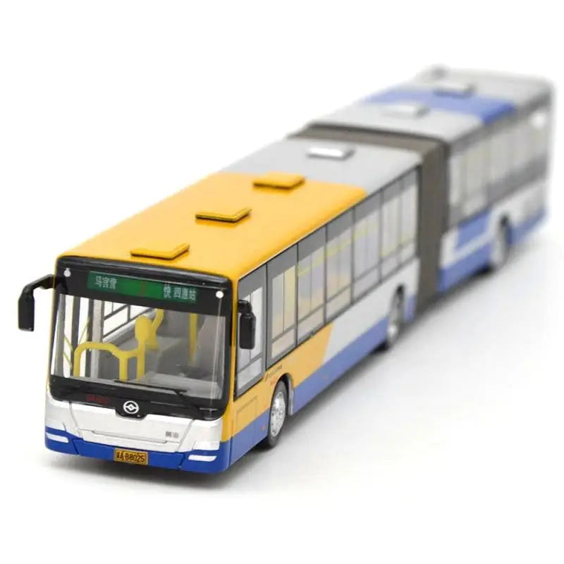 Lookrover Huanghai DD6181S02 Bus Express Route 1 1:110 Diecast Collectible Model Car Toy for Boys