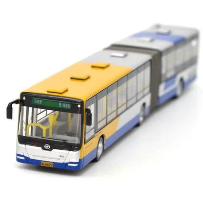 Lookrover Huanghai DD6181S02 Bus Express Route 1 1:110 Diecast Collectible Model Car Toy for Boys