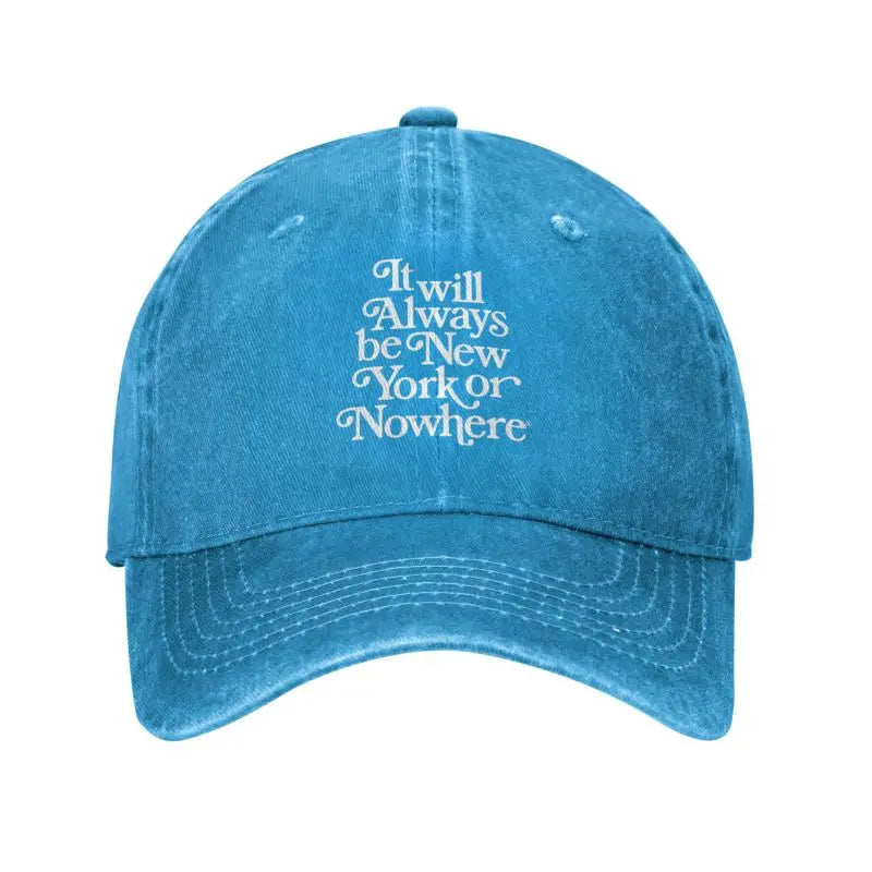 Lookrover Personalized New York Cotton Baseball Cap Adjustable Dad Hat Unisex Outdoor Autumn
