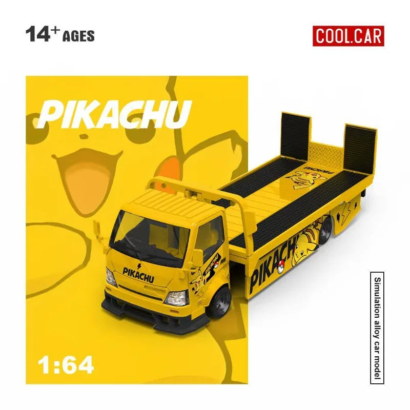 Lookrover Cool Car 1:64 H300 Flatbed Trailer Tow Truck Alloy Model Adult Collection Decorative Gift