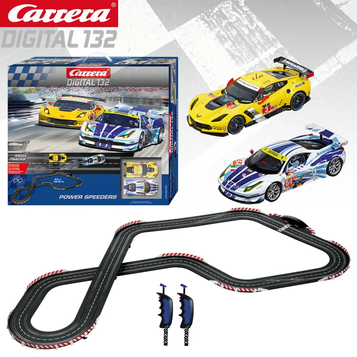 Lookrover Carrera Slot Car Digital 132 Racing Set – Retro Grand Prix / DTM / GT Perfection