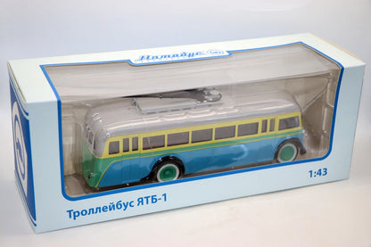 Lookrover Soviet JaTb 1 Trolleybus 1:43 Diecast Alloy Model Russian Modimio Collection Gift