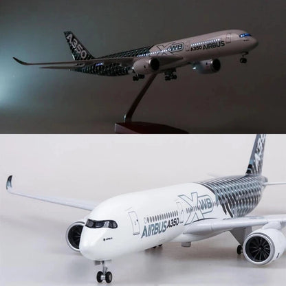 Lookrover Airbus A350 Prototype XWB Airplane Model 1/142 Scale 47cm Diecast Resin with Lights