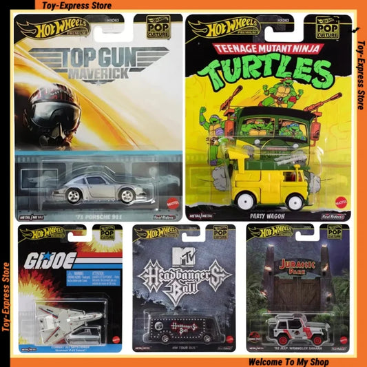 Lookrover Hot Wheels Premium 2025 Pop Culture 1:64 Jeep Party Wagon Porsche 911 Tour Bus