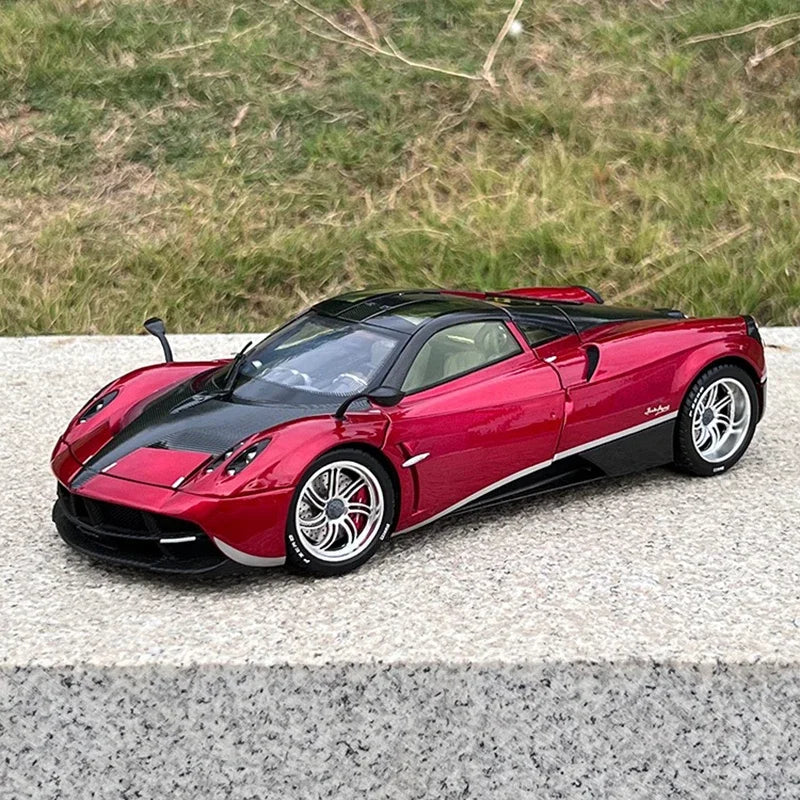 Lookrover Pagani Huayra Roadster 1:18 Metal Diecast Supercar Model Simulation Ornament Gift