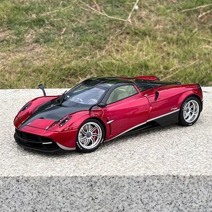 Lookrover Pagani Huayra Roadster 1:18 Metal Diecast Supercar Model Simulation Ornament Gift