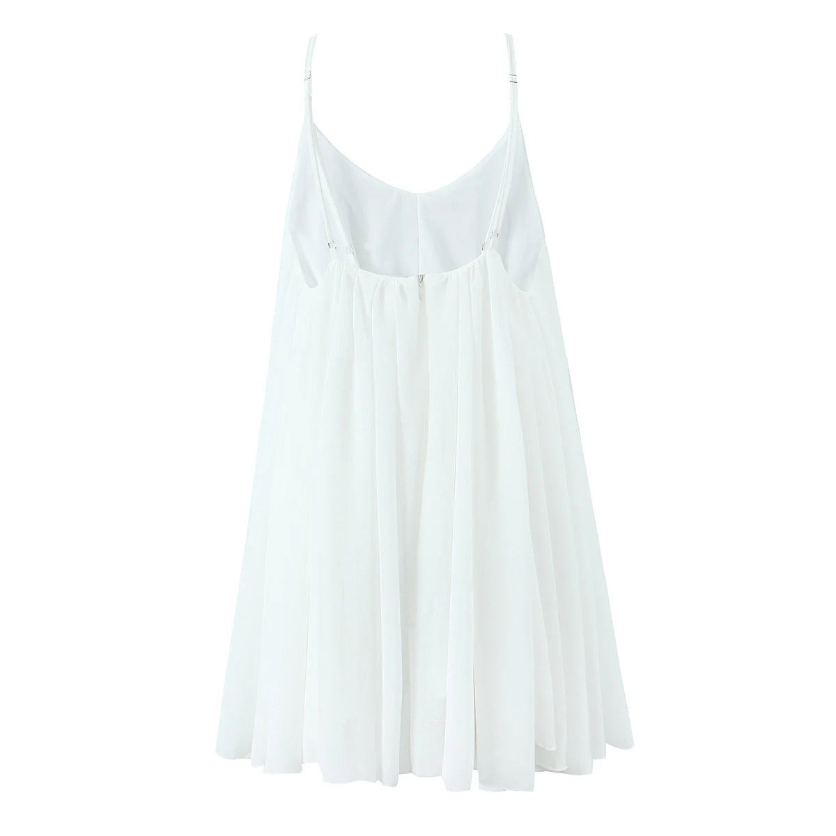 Women’s Backless Swing Mini Dress With Spaghetti Straps