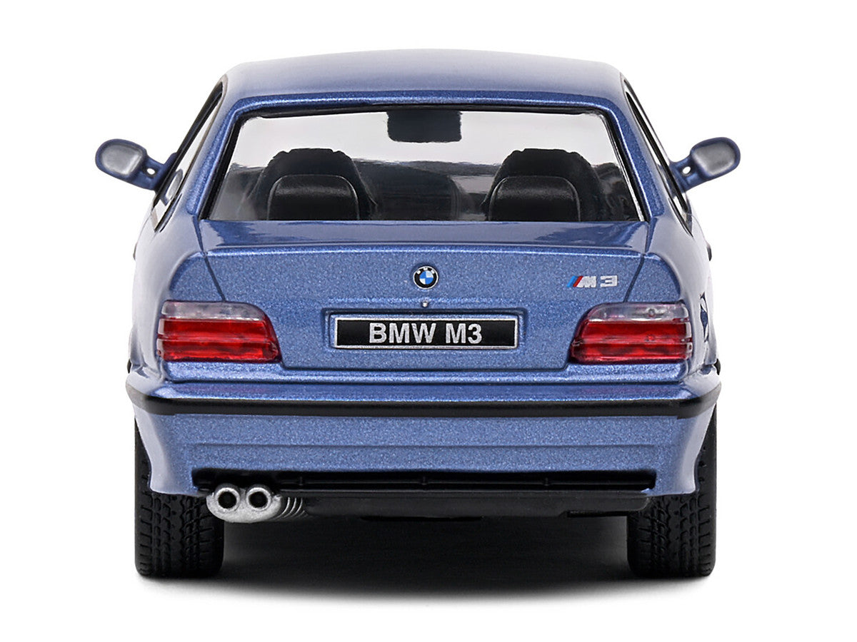 1999 BMW E36 M3 Coupe Estoril Blue Metallic 1/43 Diecast Model Car by Solido