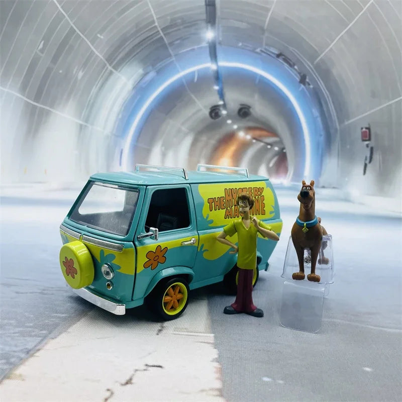 Lookrover JADA 1:24 Scooby-Doo Animal Bus Alloy Simulation Car Model Collection Toy Ornament