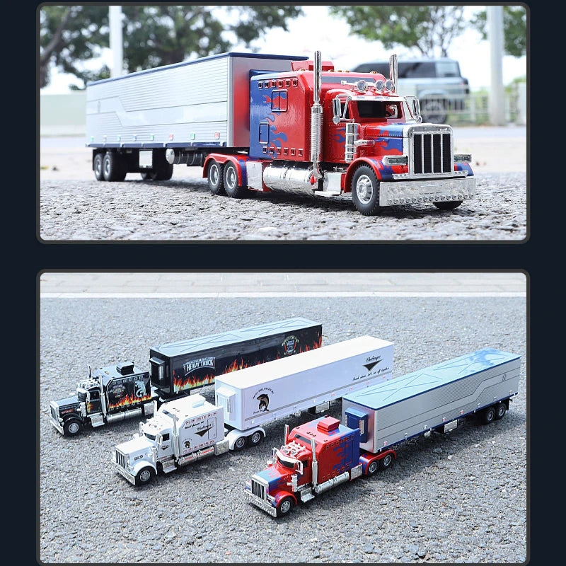 Lookrover Peterbilt 389 American Heavy-Duty Truck 1:24 Alloy Simulation Hobby Collecting Children Gift