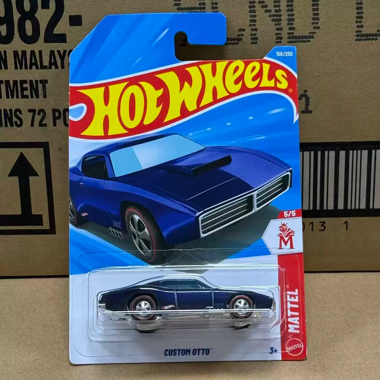 Lookrover Hot Wheels 2026 G Box Super Treasure Hunt Custom Otto Die-Cast Metal Car Model