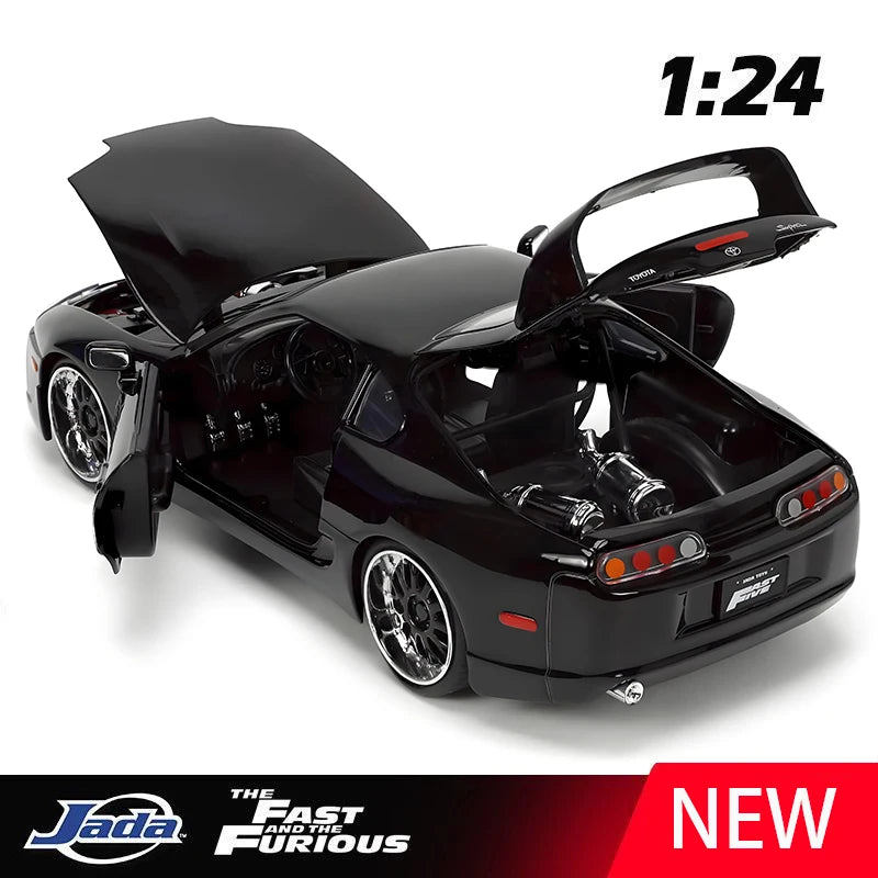 Lookrover Toyota Supra 1995 1:24 Alloy Diecast Car Model Miniature Scale Toy for Children
