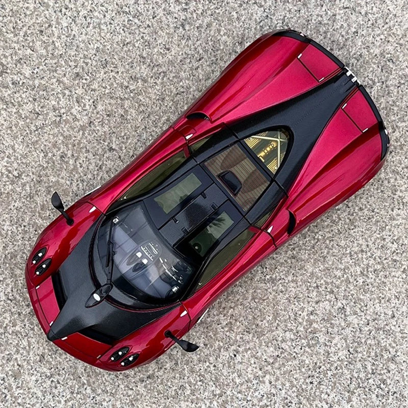 Lookrover Pagani Huayra Roadster 1:18 Metal Diecast Supercar Model Simulation Ornament Gift