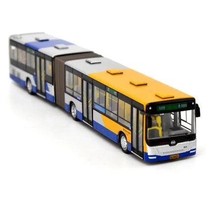 Lookrover Huanghai DD6181S02 Bus Express Route 1 1:110 Diecast Collectible Model Car Toy for Boys