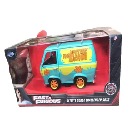 Lookrover JADA 1:24 Scooby-Doo Animal Bus Alloy Simulation Car Model Collection Toy Ornament