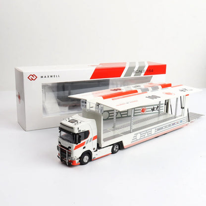 Lookrover Maxwell 1:64 Scania S730 Double Decker Container Hoonicorn Transport Alloy Model Toy