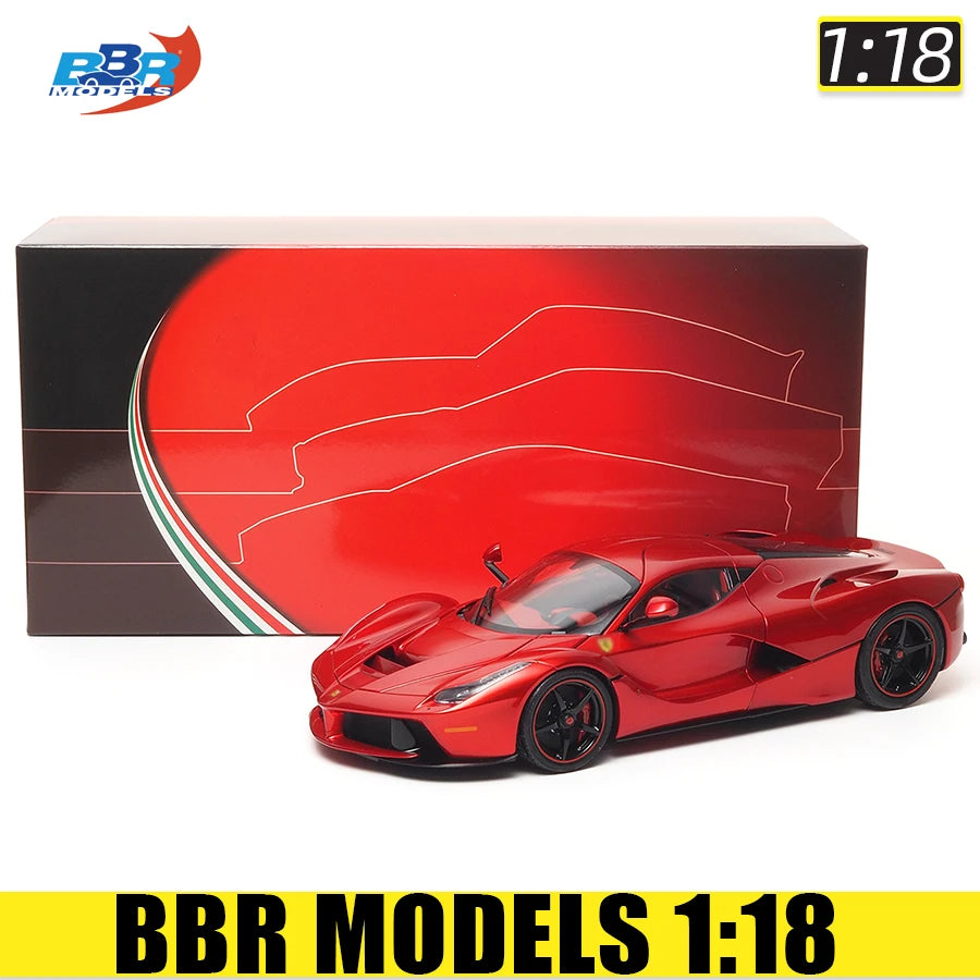 Lookrover BBR Models 1:18 Red Convertible Full-Drive Metal Car Model Holiday Gift Collection
