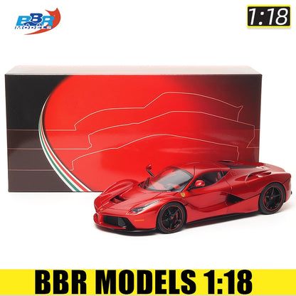 Lookrover BBR Models 1:18 Red Convertible Full-Drive Metal Car Model Holiday Gift Collection