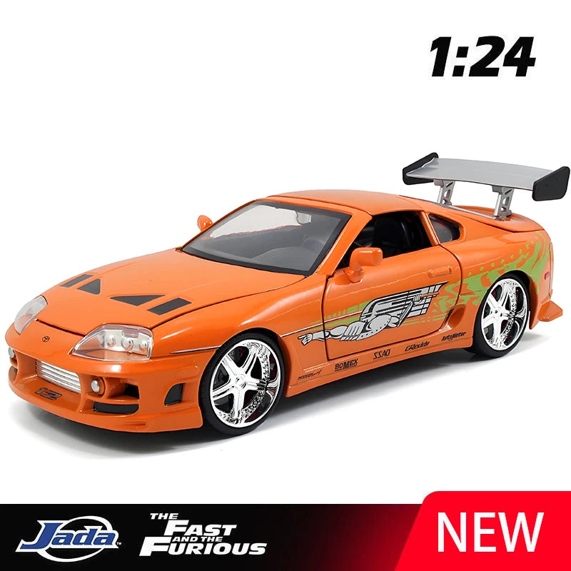 Lookrover Toyota Supra 1995 1:24 Alloy Diecast Car Model Miniature Scale Toy for Children