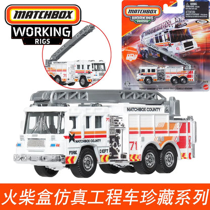 Lookrover Matchbox Working Rigs Rescue Tow Truck N3242 Diecast City Service Fleet Engineering Model Gift