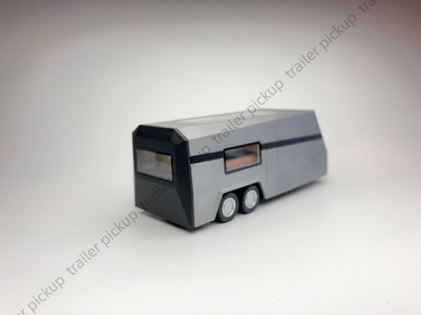 Lookrover DM 1:64 Tesla Cybertruck EV Pickup Trailer Diecast Model Limited Edition Alloy Collection
