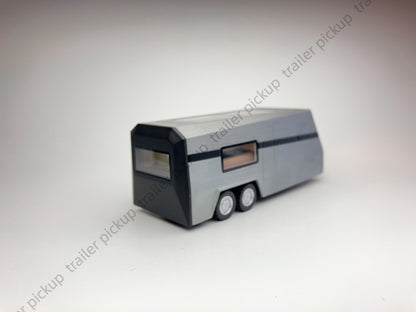 Lookrover DM 1:64 Tesla Cybertruck EV Pickup Trailer Diecast Model Limited Edition Alloy Collection