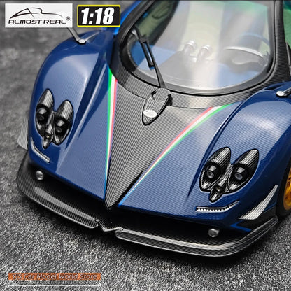 Lookrover Almost Real 1:18 Pagani Zonda Tricolore 2010 Alloy Diecast Car Model Collection Gift