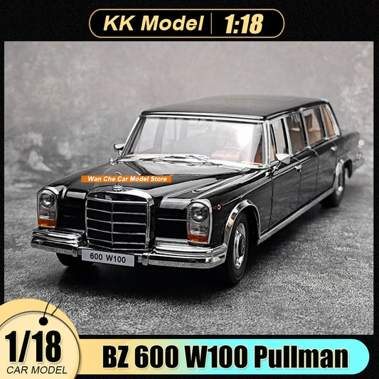 Lookrover KK Scale 1:18 Mercedes-Benz 600 W100 Pullman Alloy Diecast Model Static Display Gift