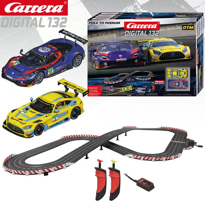 Lookrover Carrera Slot Car Digital 132 Racing Set – Retro Grand Prix / DTM / GT Perfection