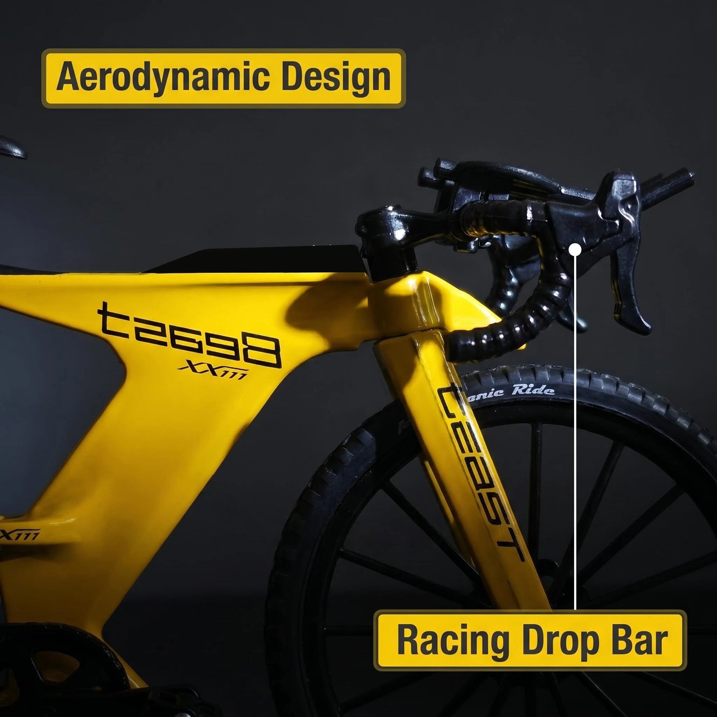 Lookrover Simulated Road Bike Racing Car Desktop Alloy Collectible Decorative Ornament Model