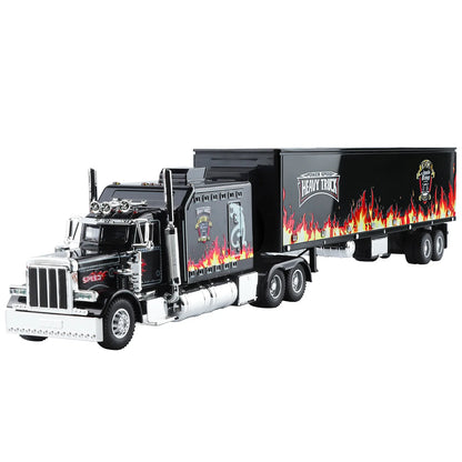 Lookrover Peterbilt 389 American Heavy-Duty Truck 1:24 Alloy Simulation Hobby Collecting Children Gift
