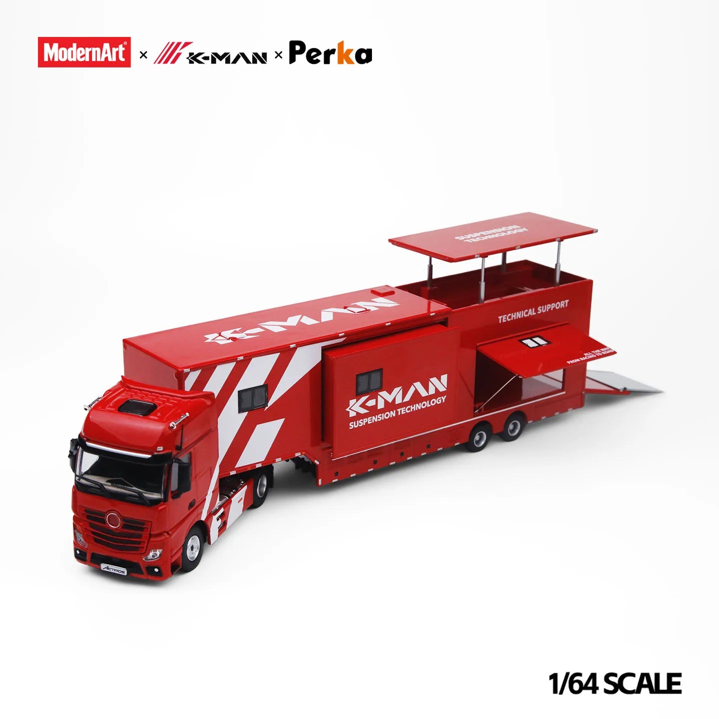 Lookrover Modern Art 1:64 Racing Service Vehicle Alloy Diecast Truck Mini Simulation Hobby Decor