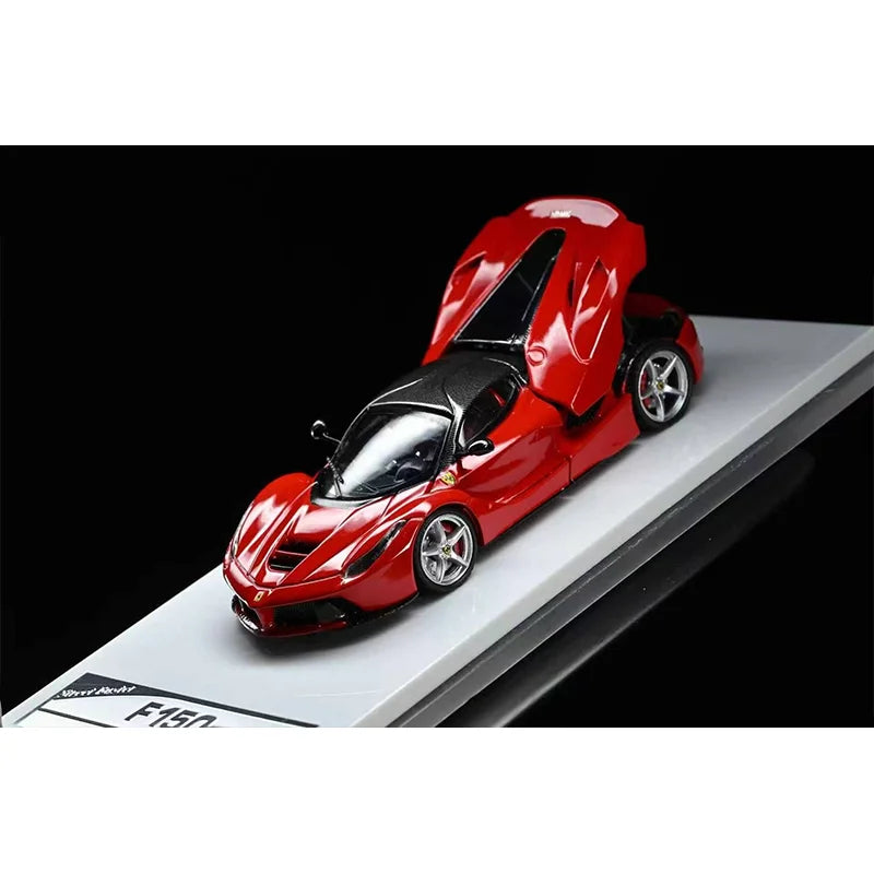 Lookrover Street Buster LaFerrari F150 1:64 Alloy Die-Cast Car Model Red with Extra Wheels