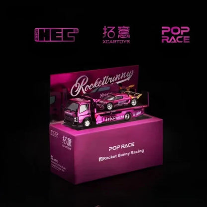 Lookrover Pop Race Xcartoys 1:64 RWB 930 Pandem Elise Truck Box Set HEC 2026 Diecast Gift