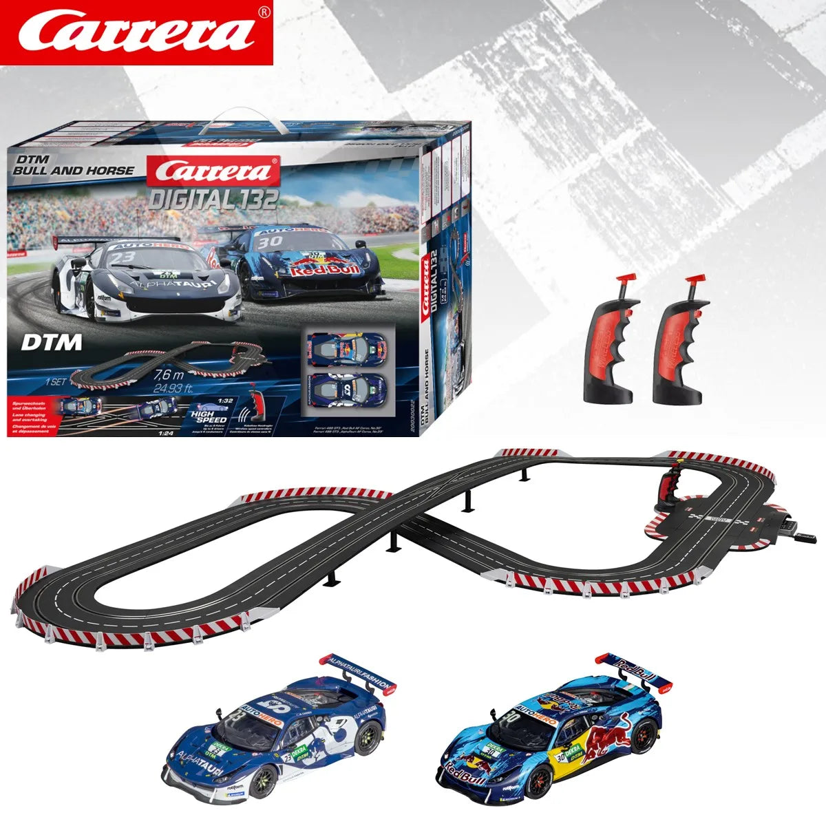 Lookrover Carrera Slot Car Digital 132 Racing Set – Retro Grand Prix / DTM / GT Perfection