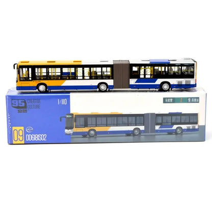 Lookrover Huanghai DD6181S02 Bus Express Route 1 1:110 Diecast Collectible Model Car Toy for Boys