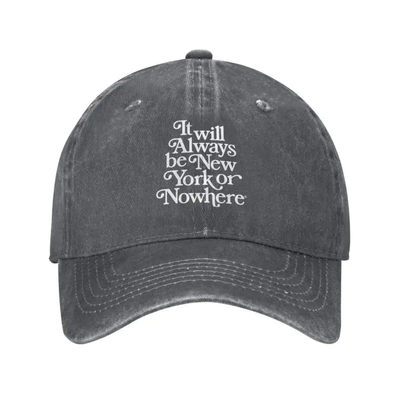 Lookrover Personalized New York Cotton Baseball Cap Adjustable Dad Hat Unisex Outdoor Autumn